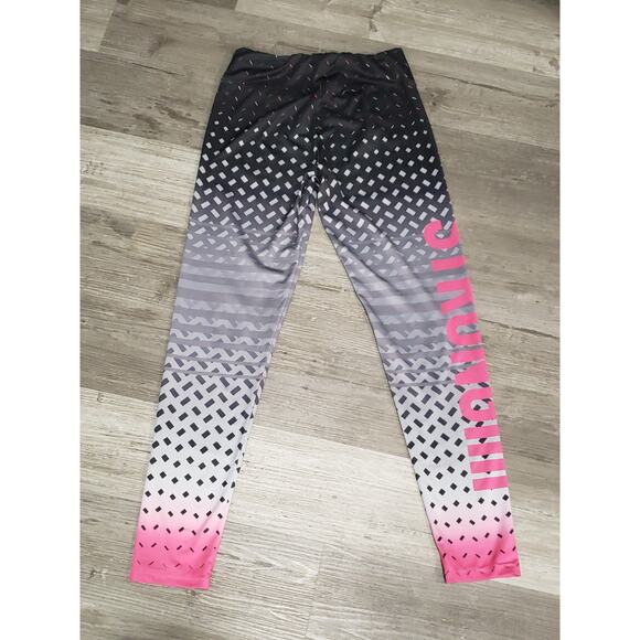 Justice Black Colorful Sprinkle Design STRONG Stretch Leggings | Size 16 - Picture 3 of 7